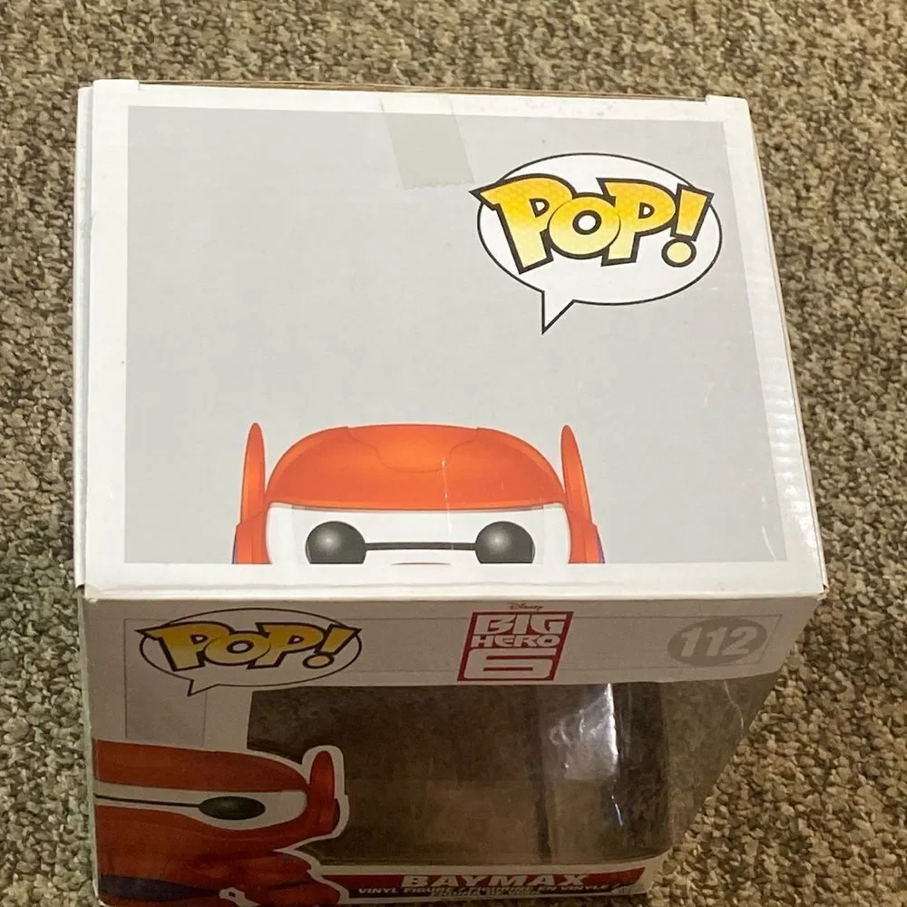 Funko Big Hero 6 Baymax (Supersized)#112 Disney Vinyl Figure - Red Collectable